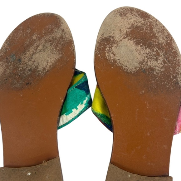 Jams World Rainbow 7.5 Slip On Rhinestone Lagen Artzy SANDALS Block Heel READ - Picture 10 of 12